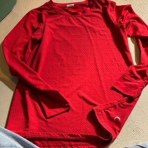 ZYIA Red Long Sleeve Tee